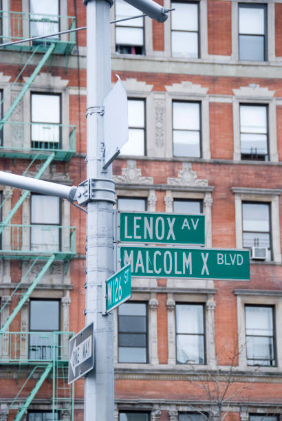 istock Harlem Malcolm X Blvd street sign 172716603