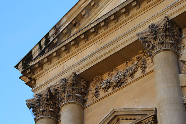 Roman Style Georgian Building, Corner Of