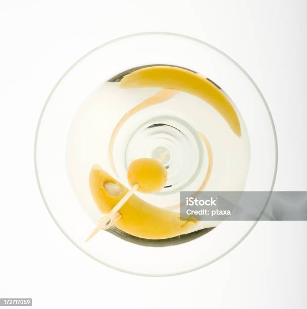 Martini De Cima - Fotografias de stock e mais imagens de Branco - Branco, Fundo Branco, Martini