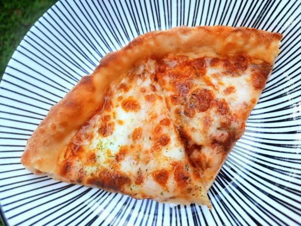 istock 2 Pieces of Pizza on plate. 1727172540
