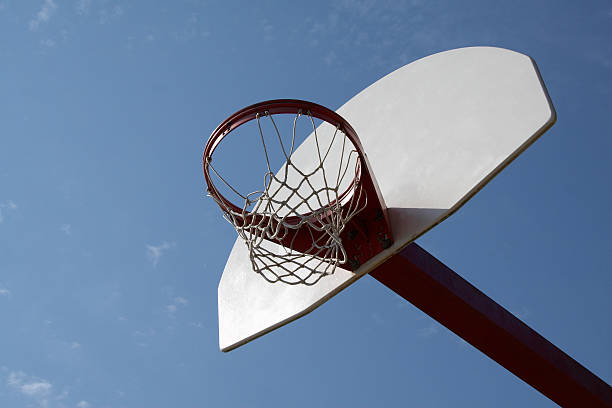 istock Basketball hoop in public park 172717653