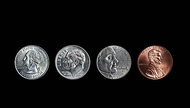 newer american coin design stock photo