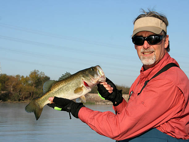 istock Fisherman Holding Large Mouth Bass 172717794