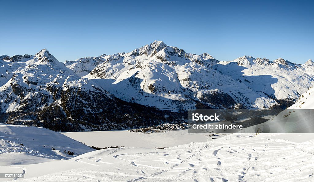 Alpine Panorama - Foto de stock de Alpes de Engadine royalty-free