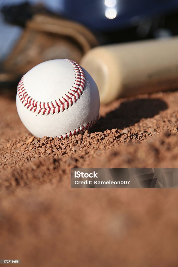 Бейсбольная на поле - Стоковые фото Американская культура роялти-фри