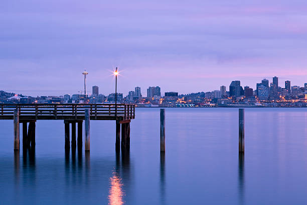 istock Alki Pier and Downtown Seattle Cityscape 172718645