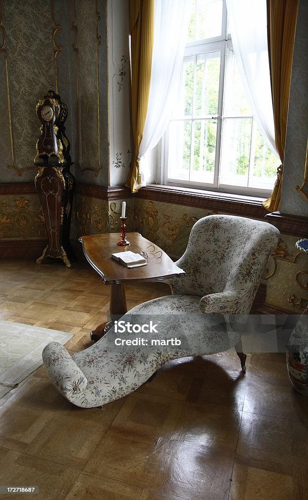 Fine chair and table Antique Stock Photo