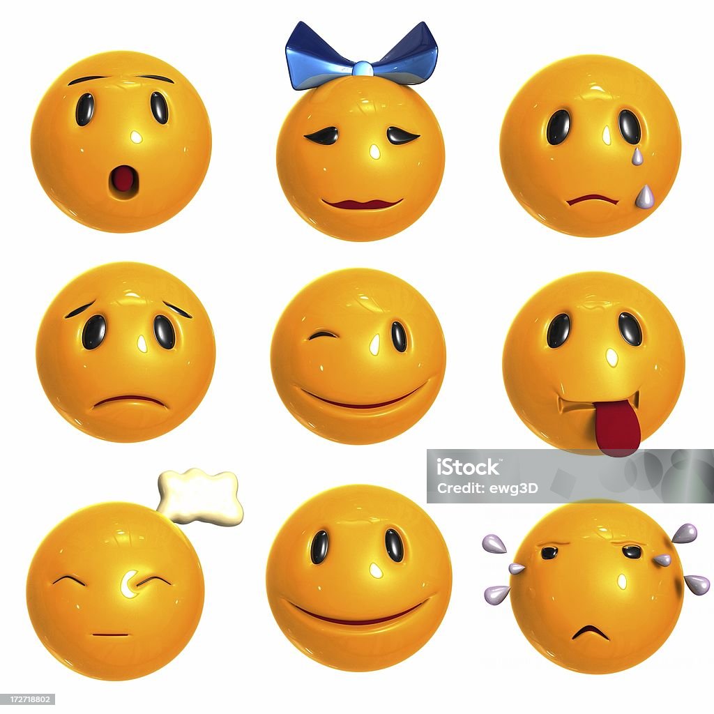 Emoticons - Lizenzfrei Emoticon Stock-Foto