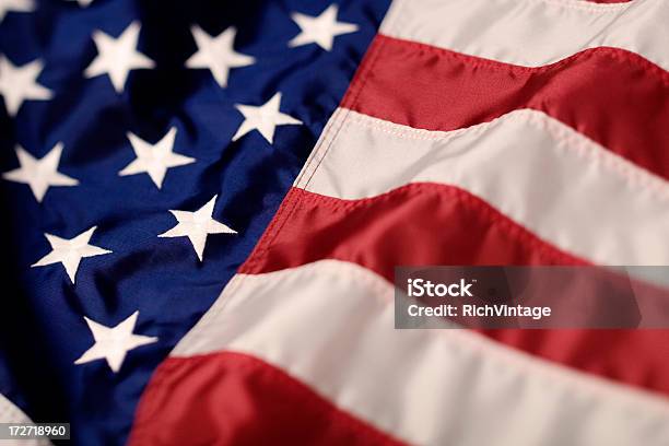 Old Glory Foto de stock y más banco de imágenes de Bandera estadounidense - Bandera estadounidense, Fondos, Azul