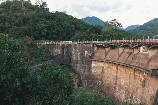 Dam of reservoir