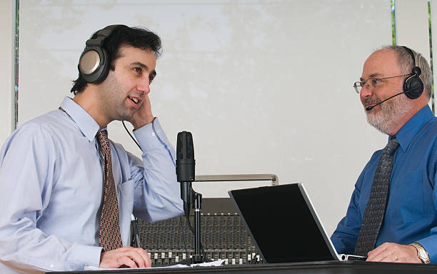 istock Two men recording a podcast 172719386