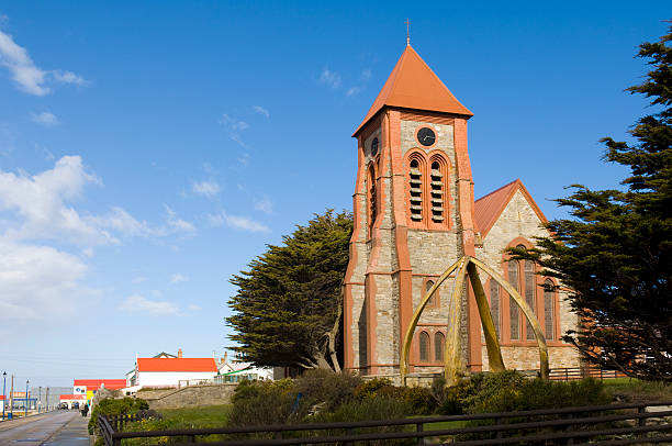 istock Cathedral, Port Stanley, Falkland Islands. 172719607