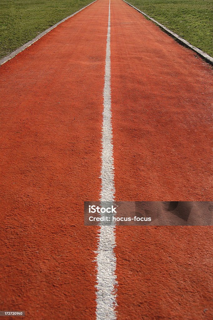 running track - Lizenzfrei Einzellinie Stock-Foto