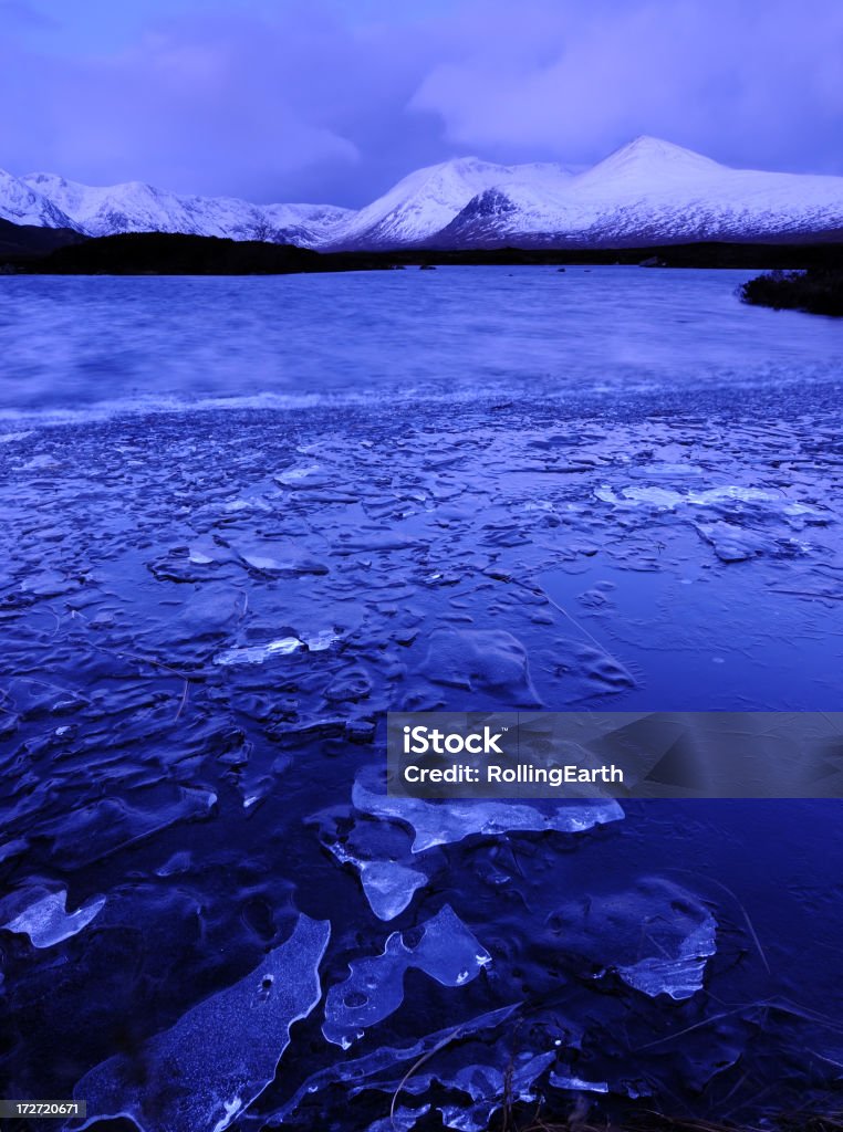 Amanhecer em Rannoch Moor - Foto de stock de Azul royalty-free