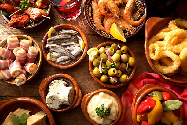 Spanish Stills: Tapas - Variety More Photos like this here... tapas photos stock pictures, royalty-free photos & images