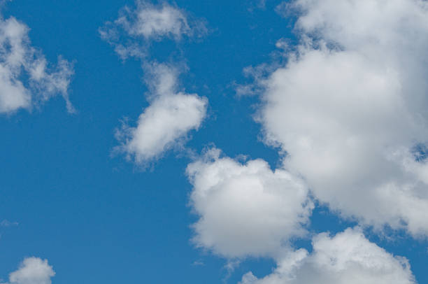 Panorama di nuvole nuvole - foto stock