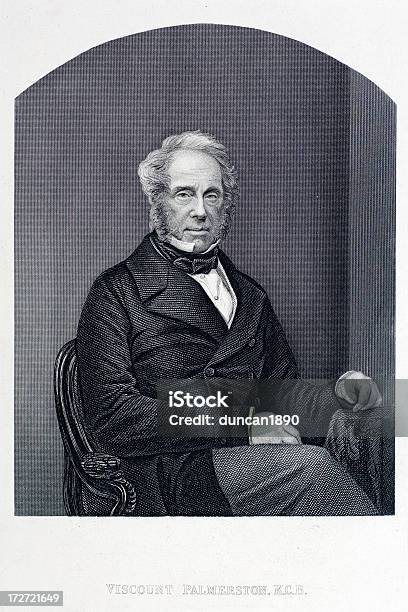 Visconde Palmerston - Arte vetorial de stock e mais imagens de Visconde - Visconde, 1850-1859, 70 anos