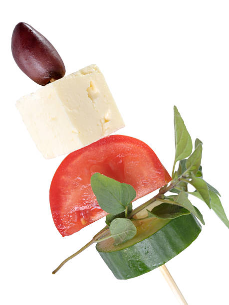 греческий салат - fetta cheese стоковые фото и изображения