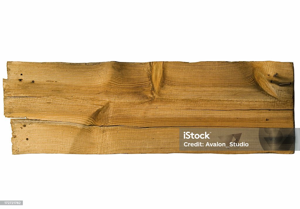 Old Board-isolada - Royalty-free Antigo Foto de stock