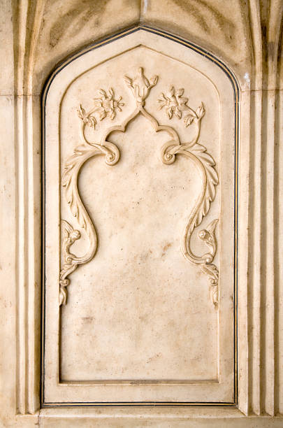 istock Carved Marble Frame from Taj Mahal 172721797