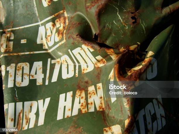 Rusty Grünen Barrel Stockfoto und mehr Bilder von 1972 - 1972, Alphabet, Alt