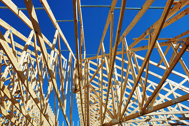 istock Roof Framing in Commercial Development 172722760