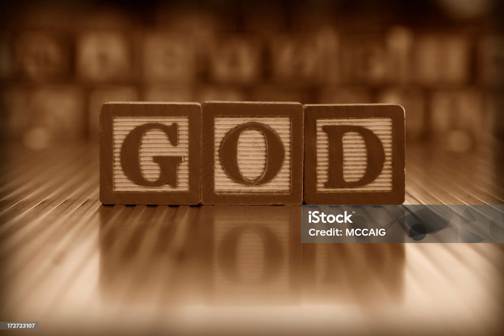 Dieu (n ° 2 de la série - Photo de Bible libre de droits
