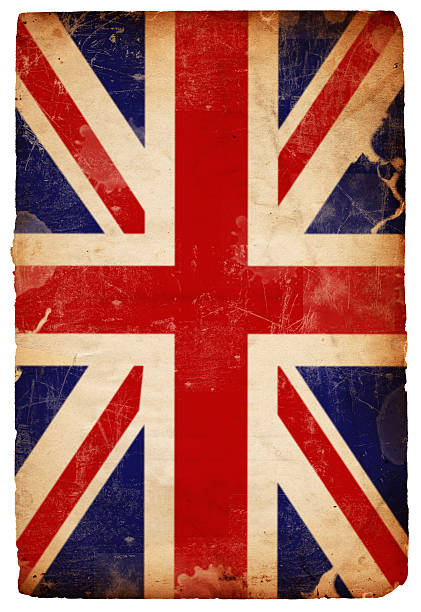 xxxl grunge bandeira britânica - british flag flag old fashioned retro revival imagens e fotografias de stock