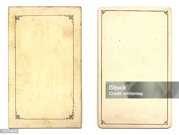 Due Schede Precedente - Fotografie stock e altre immagini di Angolo - Forma - Angolo - Forma, Antico - Vecchio stile, Arte