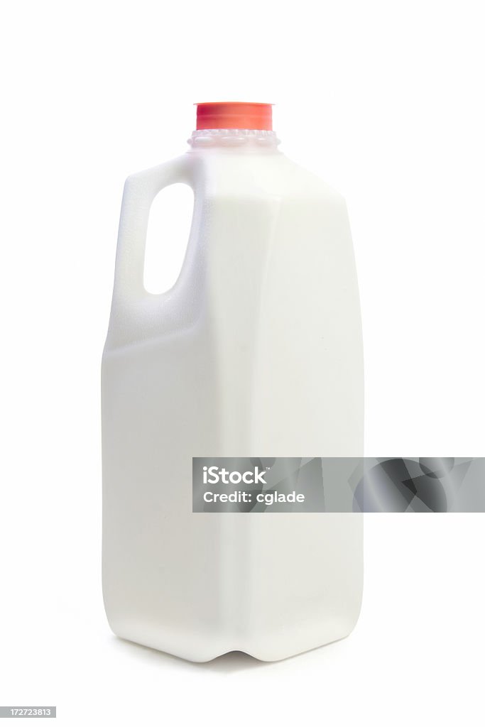 Half Gallon Of Milk Stock Photo - Download Image Now - Milk Jug