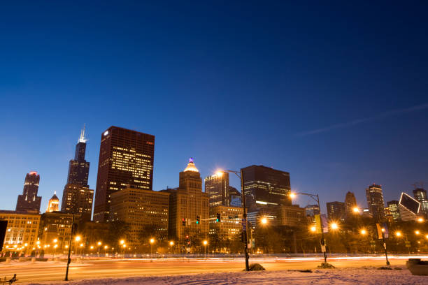 istock Michigan Avenue at Twilight 172724459