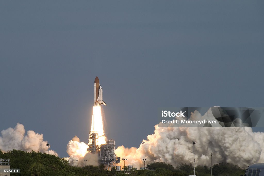 Space Shuttle launch Launch of the Space Shuttle Atlantis (STS-122)Other images in the same series: Space Shuttle Stock Photo