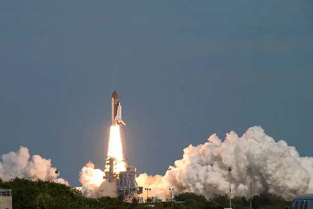 Photo of Space Shuttle launch