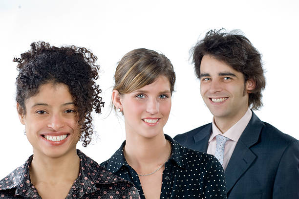 istock happy smiling business team 172724845