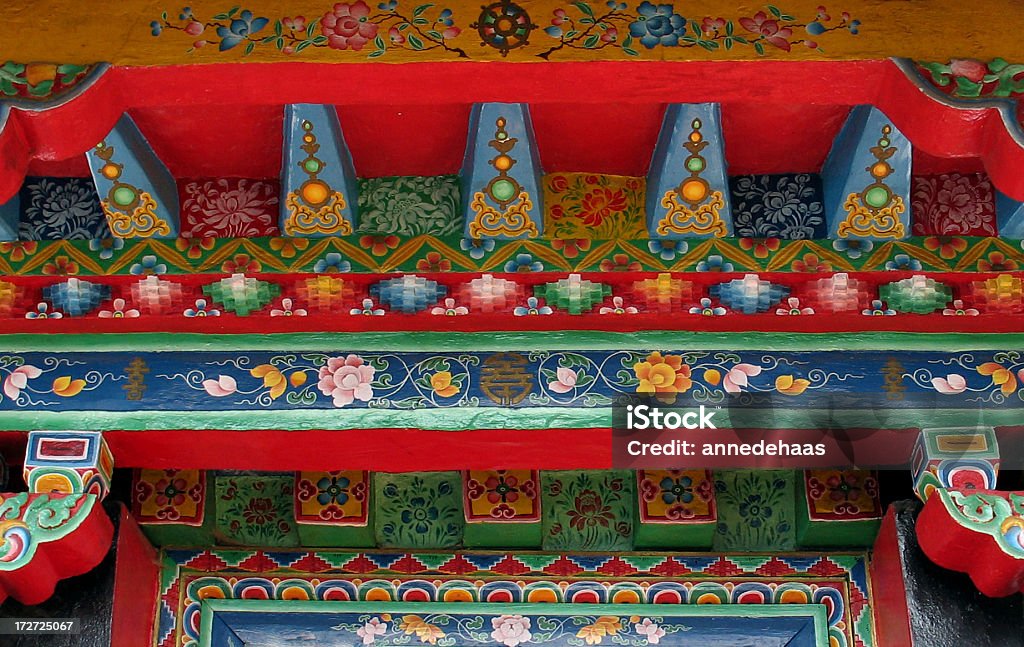 Tibetano de Arquitetura - Royalty-free Arquitetura Foto de stock