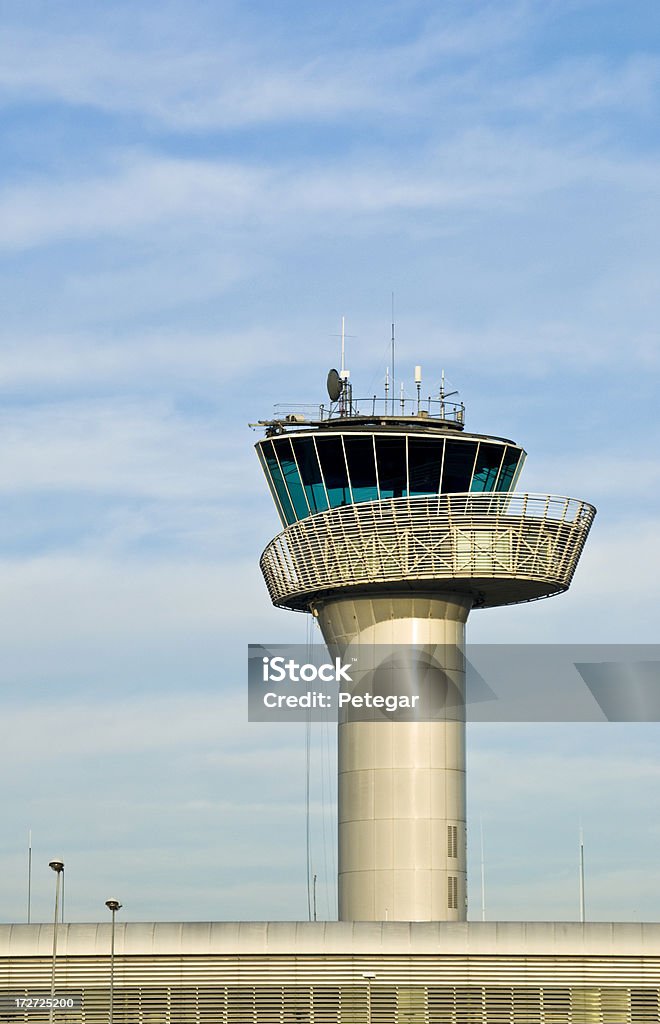 Flughafen Control Tower - Lizenzfrei Flughafen-Kontrollturm Stock-Foto