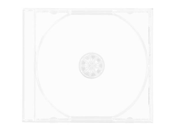 Clear plastic DVD case High-key clear plastic CD or DVD case on white background clear cd case stock pictures, royalty-free photos & images