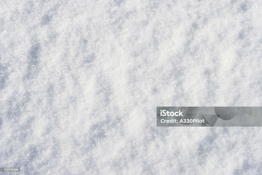 Snow Texture Close up, macro of snow with crystals in good view. Abstract Stock Photo