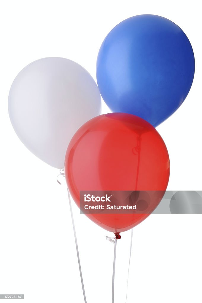 Red White And Blue Helium Photo - Download Image Now - Balloon, Red, White Color - iStock
