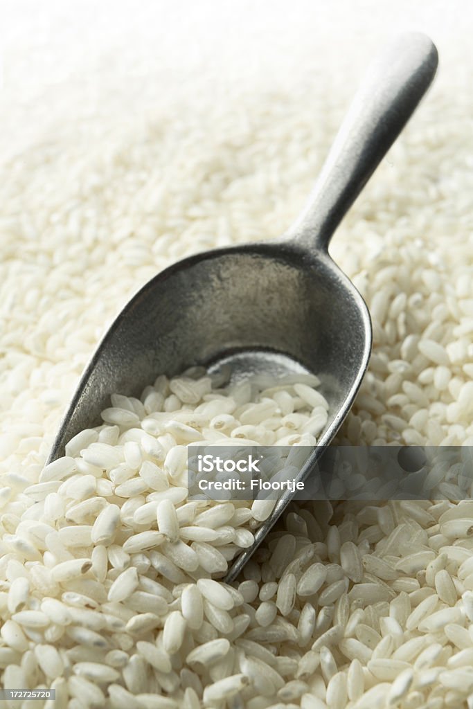 Fagioli e lenticchie, piselli e cereali: Risotto riso - Foto stock royalty-free di Alimentazione sana