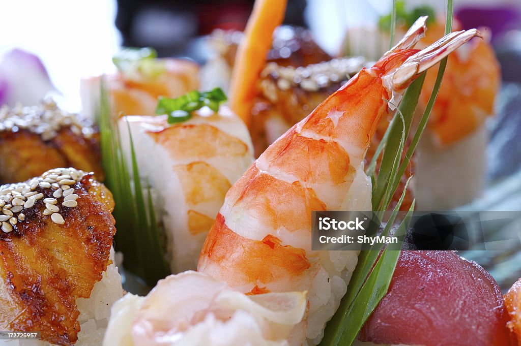 set di Sushi - Foto stock royalty-free di Alimentazione sana