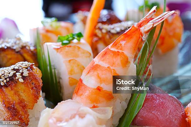 Set Di Sushi - Fotografie stock e altre immagini di Alimentazione sana - Alimentazione sana, Cena, Cibi e bevande