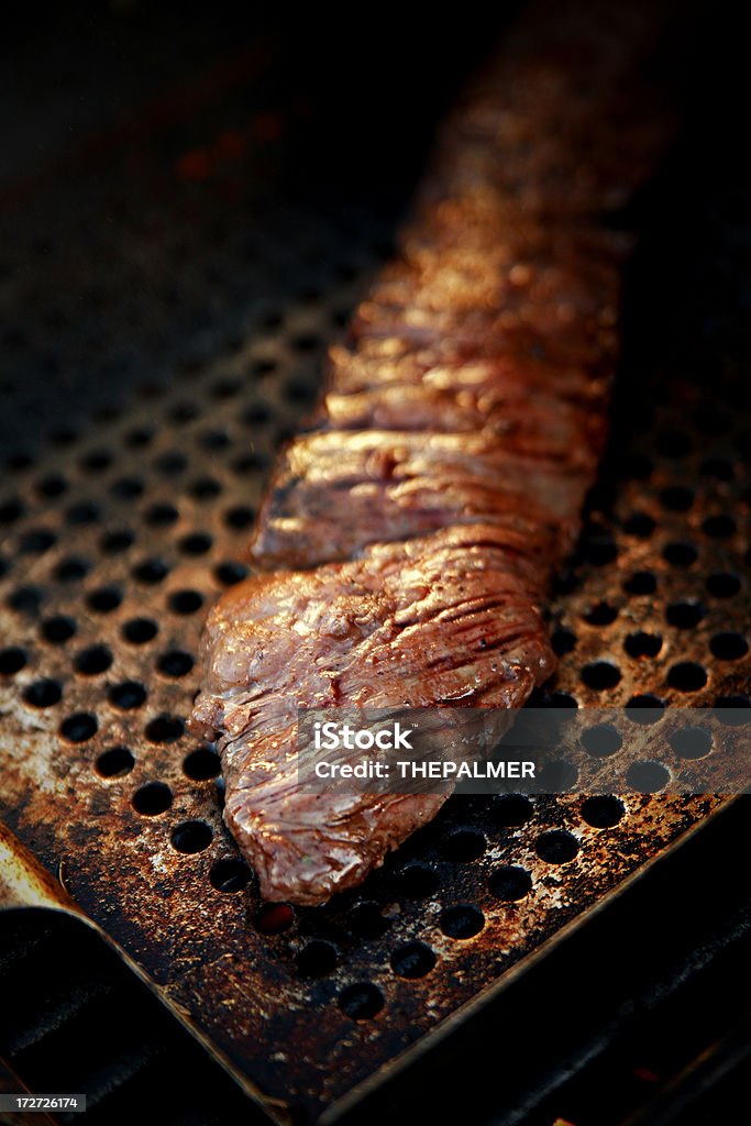 Churrasco na grelha - Royalty-free Alimentação Não-saudável Foto de stock