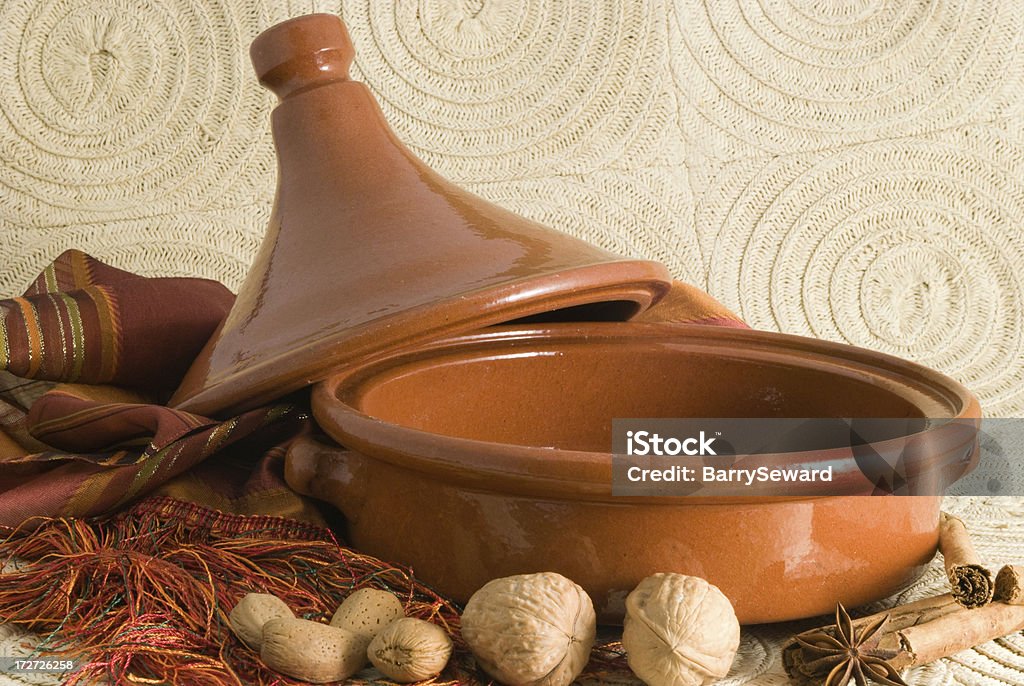 tagine a terracotta tagine Tajine Stock Photo