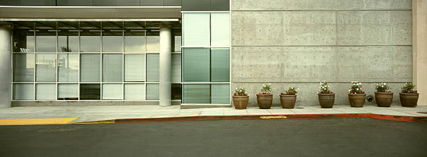 istock Office Building and Flower Pots 172726364