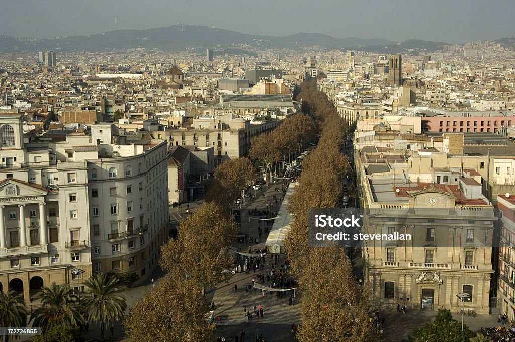 Рамбла Барселоны - Стоковые фото Барселона - Испания роялти-фри