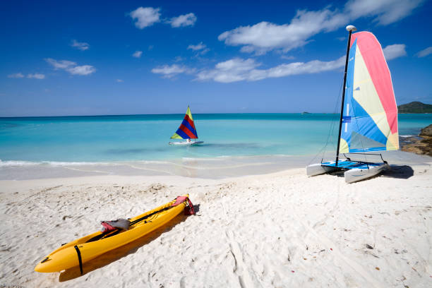 istock Caribbean Beach Boats 172727335