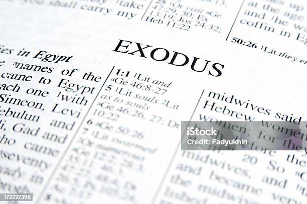 Exodus - Fotografias de stock e mais imagens de Aprender - Aprender, Benção, Bíblia