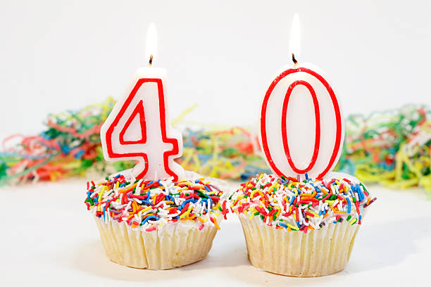 istock Number Forty Party Cake 172727598
