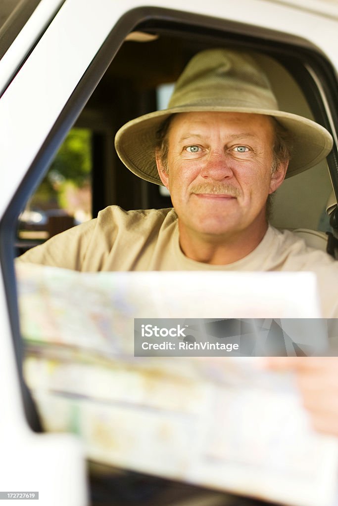 Homem de viagem - Foto de stock de 50 Anos royalty-free